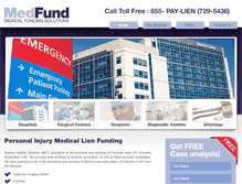 Tablet Screenshot of medfundsolutions.com